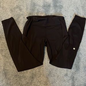Black Lululemon leggings size 8